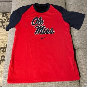 Official Ole Miss Basketball Warm Up Shirt